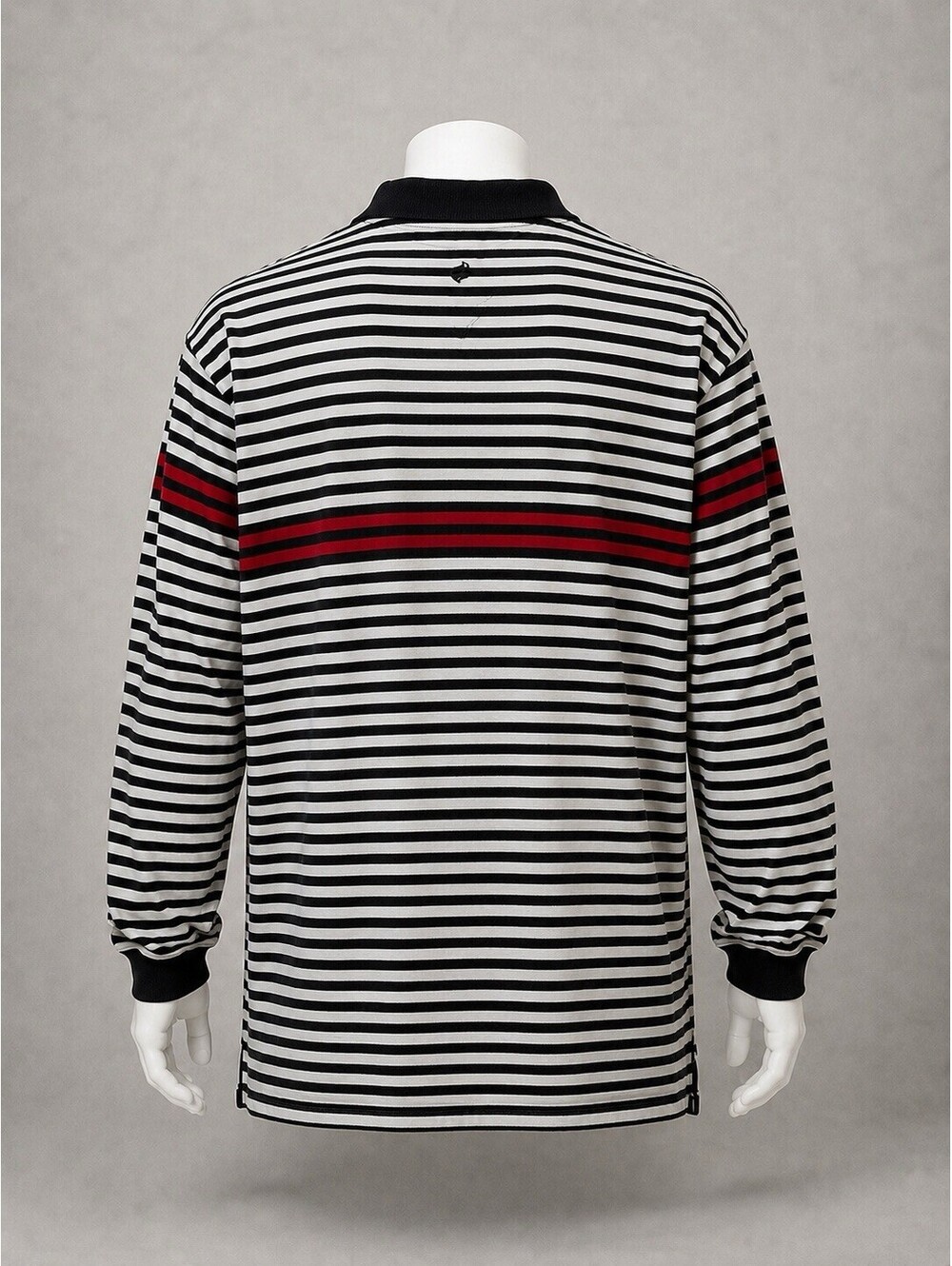 Vintage Rocawear Men’s 2XL Striped Long Sleeve Polo Y2K Hip Hop Streetwear - Picture 2 of 11